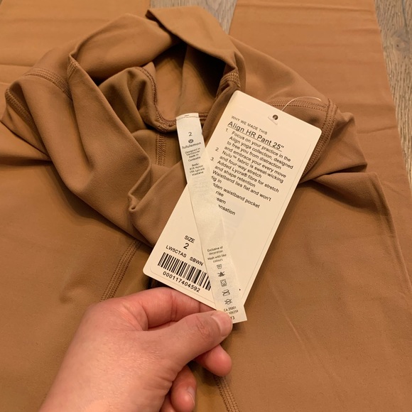 Lululemon Saddle Brown Align Pant 25” size 2 - Picture 3 of 4